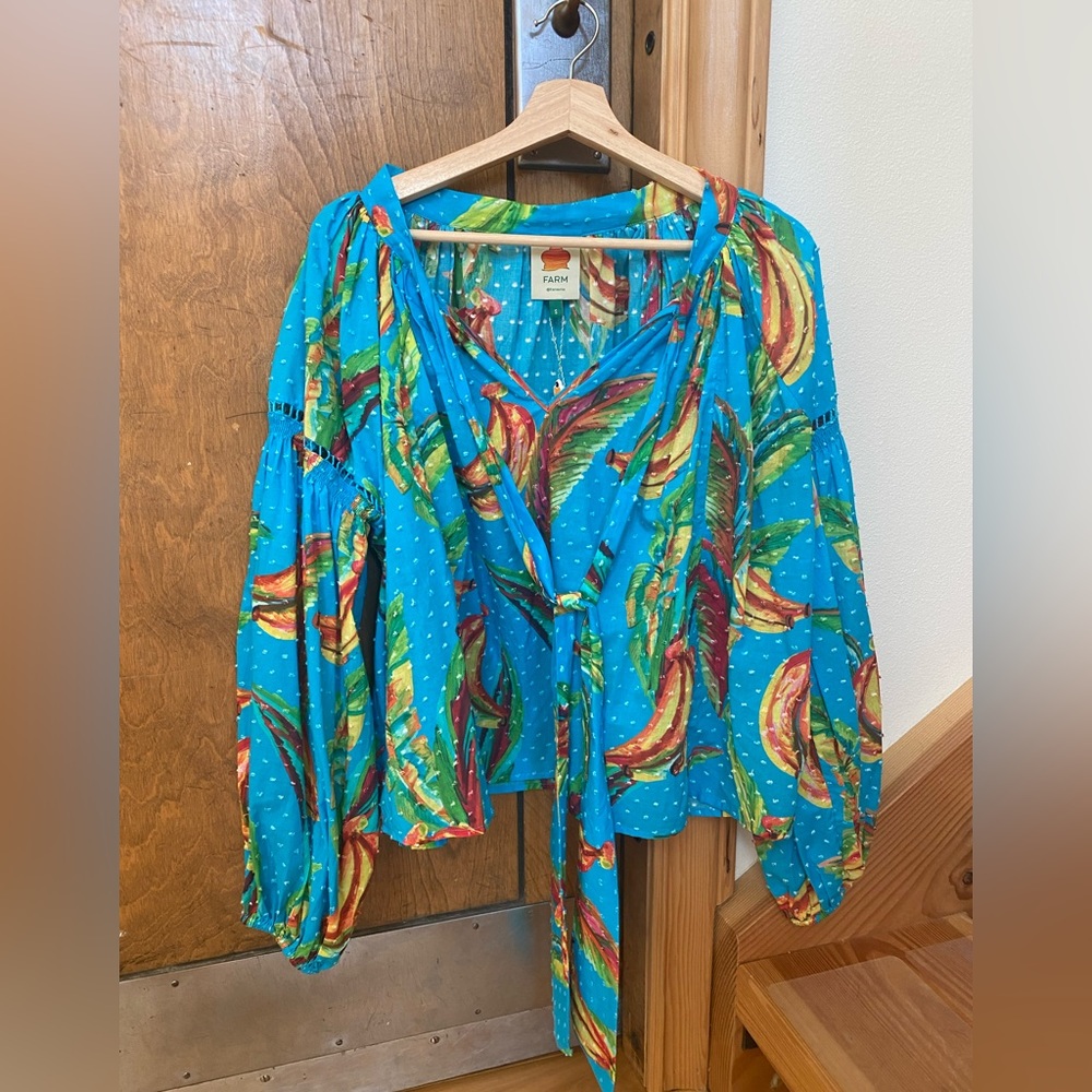 Farm Rio Banana Sky Blouse